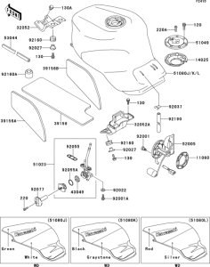 ZX900 Fuel tank(1 / 2)