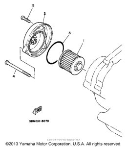 XV250 Маслянный фильтр