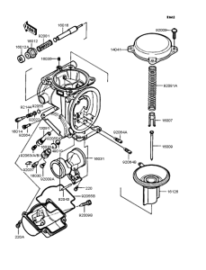 ZX400 Карбюратор в разборе