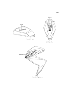 ER250 Наклейки