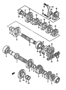 DR350 Трансмиссия