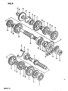 RM250 Трансмиссия