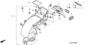 ST1100 Заднее крыло