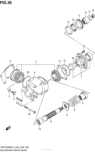 VZR1800BZ Secondary Drive Gear