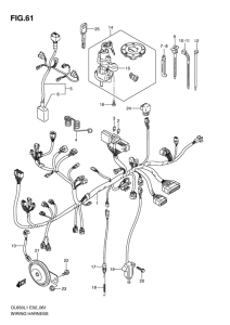DL650 Жгут проводов