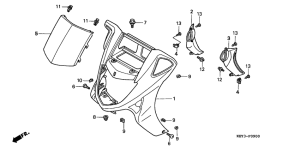 FES150 Front cover shutter
