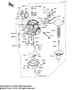 KZ250 Carburetor assy
