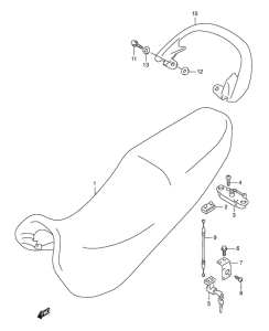 GSX750 Пружина