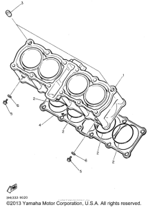 FZR600RGC Цилиндры