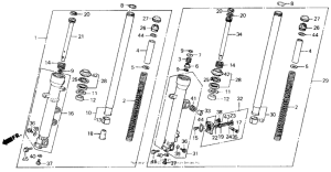  Передняя вилка
