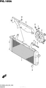 DL1000 (ABS) Радиатор