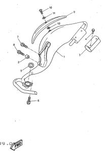YQ50 Выхлопная система