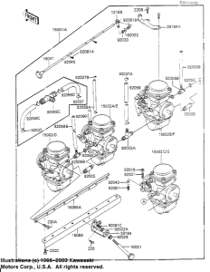 KZ700 Carburetor assy