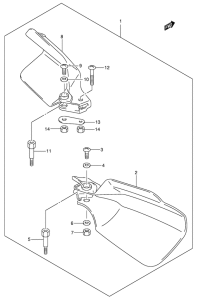 DR-Z400 Knuckle cover