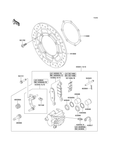  Передний тормоз