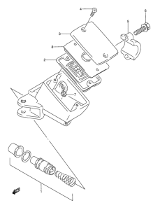GSX-R1100 Передний тормозной цилиндр