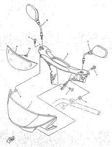 YN50R Обтекатель 1