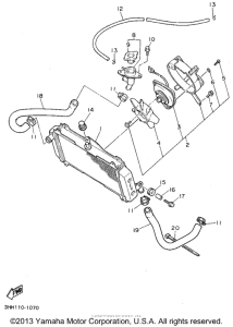 FZR600RG Радиатор и Патрубки