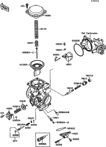 VN1500 Carburetor parts(1 / 2)