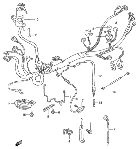 RG125 Жгут проводов