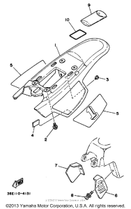 PW50T Боковые обтекатели