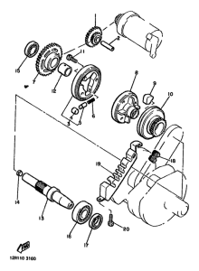 XS400 Муфта стартера