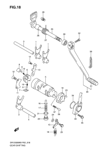 DR125 Переключение передач