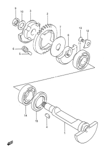 TS200 Балансир кривошипа