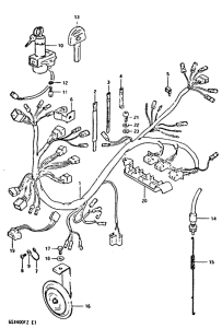 GSX400 Жгут проводов
