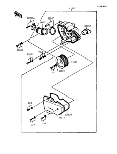 AR125S Воздушный фильтр