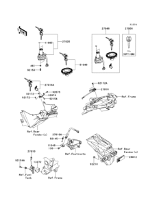 EX250 Замок зажигания