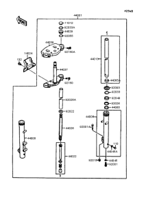 EN400 Передняя вилка