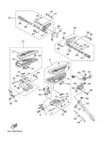 XV1900A Stand & footrest