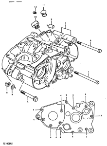 TS100 Картер двигателя