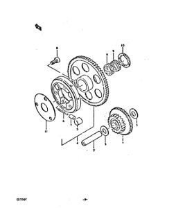 GS550 Муфта стартера