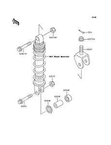 ZR400 Задняя подвеска