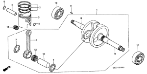 NH90 Crankshaft / piston