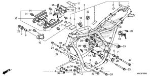 CB1100 (ABS) Рама