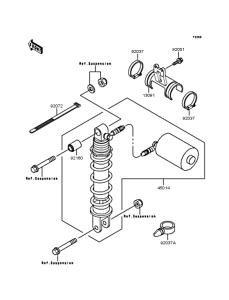 ZX400 Амортизатор