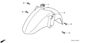 FES250 Переднее крыло