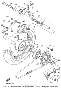 XJ600SGC Переднее колесо
