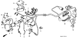 VT1100C2 Harness wire