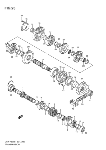 GSX-R600 Трансмиссия