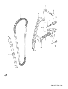 GN125 Держатель направляющей