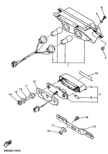 YZF750R Фонарь