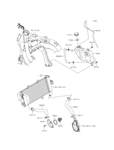 EX400 Патрубки охлаждения