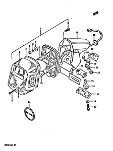 DR125 Задний комбинированный сигнал