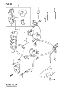 GZ125 Жгут проводов