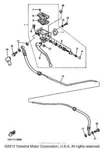 FZ700TC Главный тормозной цилиндр