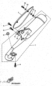 YH50 Выхлопная система